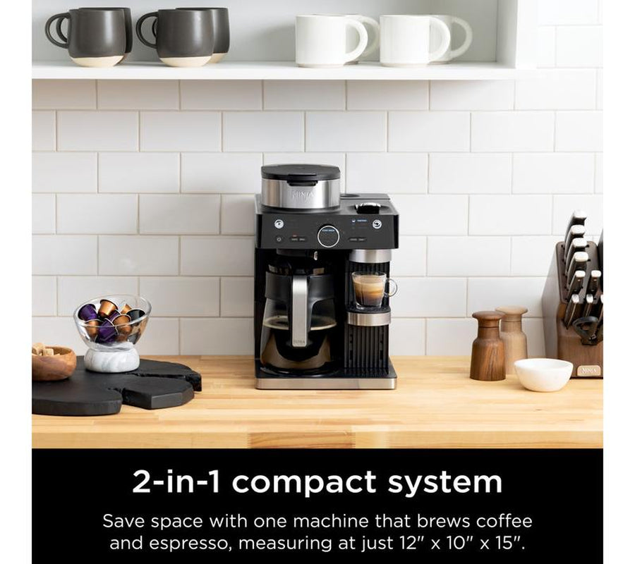 Ninja Espresso & Coffee Barista System W 12-Cup Carafe