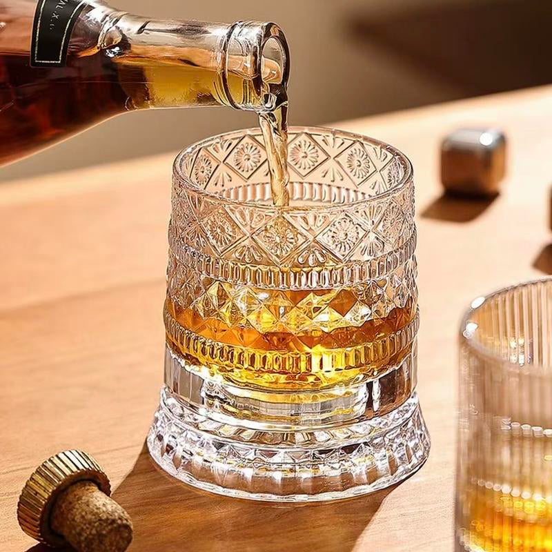 DALIN Whiskey Tasting Glasses - Enhance Your Whiskey Experience Drinkware with Elegant Design and Crystal Clarity