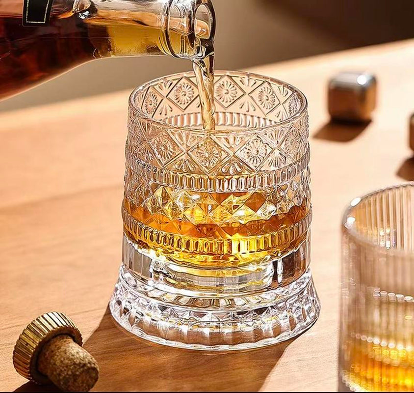 DALIN Whiskey Tasting Glasses - Enhance Your Whiskey Experience Drinkware with Elegant Design and Crystal Clarity