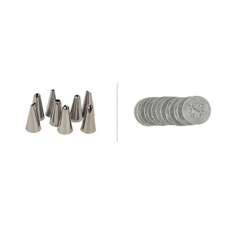 Stainless Steel Cookie Press & Biscuit Maker Set with 13 Molds & 8 Icing Tips DIY Baking Tool for Home Bakers & Cookie Lovers Rust Resistant Bake like a Pro at Home - Kitchen Utensils