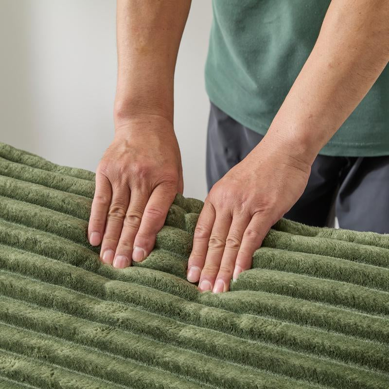 64" Oversized Boneless Cloud Couch Indoor, Plush Faux Fur Sleeper Sofa Couch Bed with 3 Pillows & Wide Armrest,Fluffy Comfy Cloud Sofa,Compression Foam Boneless Couch for Living Room,Bedroom, Reading Chair, Sofa Bed for Single