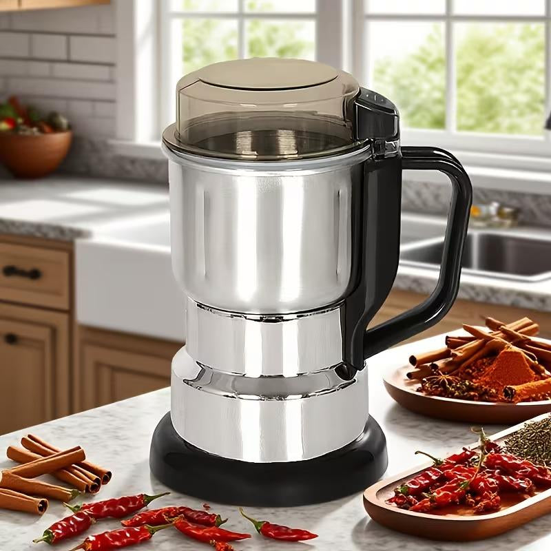 Multi-Functional Electric Grinder, High-Power Coffee Grinder, Multi-Functional Food-Grade Fast Electric Coffee and Grain Grinder, Gift-Grade Espresso Machine, Suitable for Fresh Brewing, Perfect for Coffee and Whole Grain Lovers.