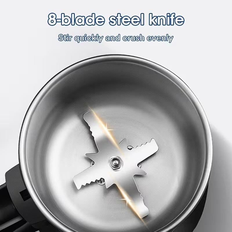 Multi-Functional Electric Grinder, High-Power Coffee Grinder, Multi-Functional Food-Grade Fast Electric Coffee and Grain Grinder, Gift-Grade Espresso Machine, Suitable for Fresh Brewing, Perfect for Coffee and Whole Grain Lovers.